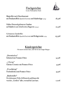 Neue Speisenkarte Endstation 2025.3